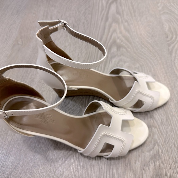 Hermes Legend Leather Sandals/Wedges - Picture 9 of 10